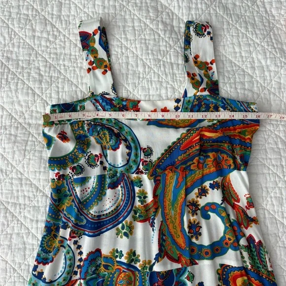 NWOT Colorful Paisley Print Women's Dress - Picture 4 of 9